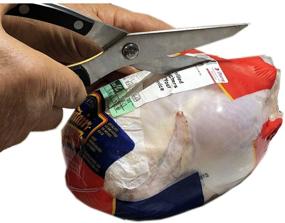 img 1 attached to 🔪 Top-rated Poultry Shears Chicken Scissors for Meat, Kitchen, Lobster, BBQ, Bones, Fish, Culinary Shears, Chef-Approved