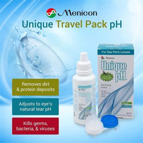 img 3 attached to 💧 Pioneering pH Travel Pack: Versatile Solution for Gas Permeable Contact Lenses - 2.5 Fluid Ounces