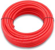🔌 high-quality 8 gauge 41ft red power/ground wire: genuine spec and soft touch cable for car amplifier, automotive trailer, and harness wiring logo