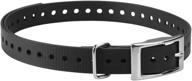 🐕 black collar strap for garmin delta series - 3/4-inch by garmin logo