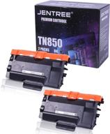 совместимый картридж с тонером jentree для замены brother tn850 tn-850 tn 850 tn820 tn-820, высокая производительность, для использования с принтерами brother hl-l6200dw hl-l6200dwt hl-l6250dw hl-l6400dw hl-l6400dwt (черный) логотип