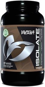 img 4 attached to 🏋️ Muscle Feast Grass Fed Whey Protein Isolate - Pure European Whey, All Natural, Hormone Free, Fast Absorbing - 20.5g Protein, 88 Calories - Chocolate Flavor, 2lb - 37 Servings