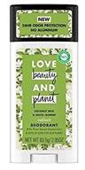 discover the power of coconut milk & white jasmine: love beauty & planet aluminum-free deodorant stick - 2.95oz logo