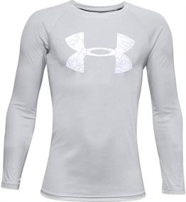 img 2 attached to Under Armour Long Sleeve T Shirt Medium Boys' Clothing