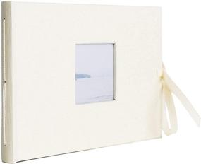 img 3 attached to 📷 Small Ivory 4x6 Photo Album by Kolo Noci - Perfect for Weddings and Baby Books, Holds 24 Photos