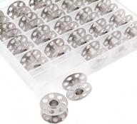 🧵 yeqin 25pcs metal bobbins: high-quality clear box included - bernina bobbins alt# 0015367200 logo