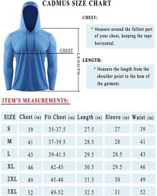 img 3 attached to CADMUS Workout Fishing Protection Hoodies Men's Clothing
