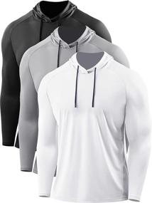 img 4 attached to CADMUS Workout Fishing Protection Hoodies Men's Clothing