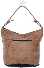 img 1 attached to Myra S1168 Hair On Shoulder Bag with Dual Straps