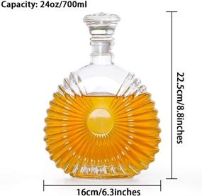 img 2 attached to 🍾 MDLUU Airtight Stopper Decanter for Whiskey