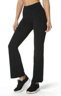 houmous women's cotton bootcut pants with inner pocket in sizes s-xxxl (29''-35'' inseam) logo