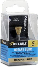 img 4 attached to 🪚 Kutzall Dove Tail Burr, 1/8" Shaft, Fine - Woodworking Dremel Attachment, Foredom, DeWalt, Milwaukee. Tungsten Carbide, 3/8" Dia. x 1/2" Length, DT-38-EG