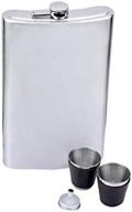 🍾 giant stainless steel flasks by top shelf logo