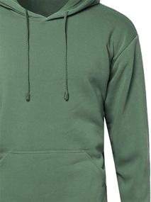 img 2 attached to Style William Sweatshirt Hooded Jackets Men's Clothing