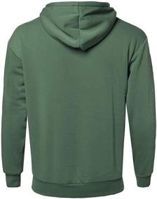 img 3 attached to Style William Sweatshirt Hooded Jackets Men's Clothing
