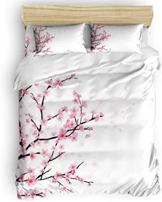 img 4 attached to Stylish Blossoms Pattern Comforter Pillowcases