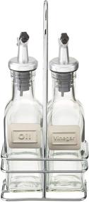 img 2 attached to 🍶 Cuisinox Oil and Vinegar Cruet Set with Caddy: Stylish and Functional Kitchen Must-haves