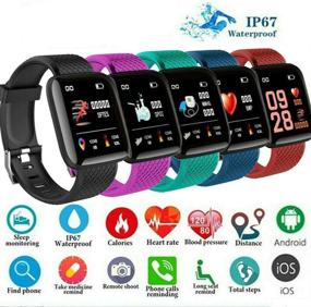 img 1 attached to 📱 Enhanced Pro-Fit Smart Fitness Watch - Accurate Calorie Tracking, Heart Rate & Sleep Monitoring, Pedometer, Water-resistant