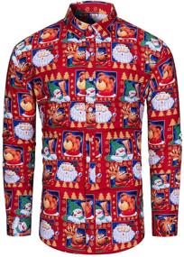 img 4 attached to 🎁 TUNEVUSE Holiday Gift: Men's Christmas Novelty Delight!
