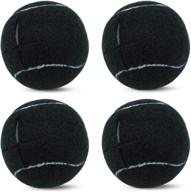 🎾 high-quality magicorange 4-piece precut walker tennis balls for furniture legs: floor protection with durable felt pads for long-lasting glide coverings логотип