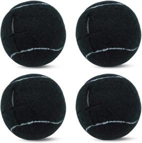 img 4 attached to 🎾 High-quality Magicorange 4-Piece Precut Walker Tennis Balls for Furniture Legs: Floor Protection with Durable Felt Pads for Long-Lasting Glide Coverings