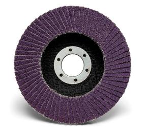 img 3 attached to 🔸 10-Pack 3M Flap Disc 769F - 40+ Grit Ceramic - Type 27 Angle Grinder Disc - Precision Shaped Grain - Metal Grinding and Blending - 4.5" x 7/8" Arbor Hole