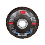 🔸 10-pack 3m flap disc 769f - 40+ grit ceramic - type 27 angle grinder disc - precision shaped grain - metal grinding and blending - 4.5" x 7/8" arbor hole logo