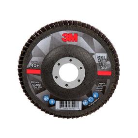 img 4 attached to 🔸 10-Pack 3M Flap Disc 769F - 40+ Grit Ceramic - Type 27 Angle Grinder Disc - Precision Shaped Grain - Metal Grinding and Blending - 4.5" x 7/8" Arbor Hole