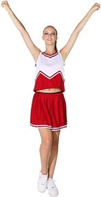 img 2 attached to Danzcue Women's Knit Pleated Cheerleading Uniform Skirt