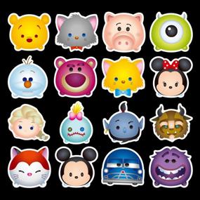 img 3 attached to 50Pcs Disney Cartoon Character Stickers - Waterproof Vinyl Decals for Water Bottle, Laptop, Car, and More!