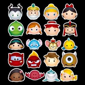 img 2 attached to 50Pcs Disney Cartoon Character Stickers - Waterproof Vinyl Decals for Water Bottle, Laptop, Car, and More!