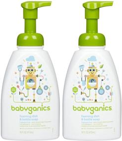 img 1 attached to 🍼 Babyganics Foaming Dish & Bottle Soap Review: Fragrance-Free, 16 oz, 2pk