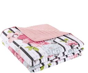 img 2 attached to 🛏️ Ultimate Comfort Spaces Coverlet Bedspread: Premium Microfiber Bedding for Kids' Home Store