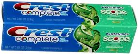 img 2 attached to Crest Complete Multi-Benefit Toothpaste: Whitening + Scope, Minty Fresh, 🦷 0.85 oz (Pack of 2) – Complete Dental Care in One!