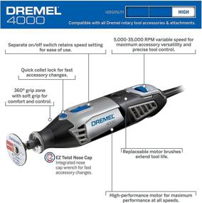 img 3 attached to Dremel 4000-4/34 Variable Speed Rotary Tool