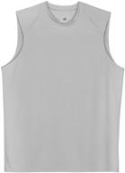 sleeveless athletic performance men's clothing and shirts by badger sportswear: enhance your performance! logo