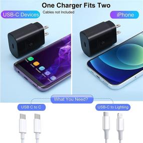 img 3 attached to 🔌 Eversame 2-Pack 25W USB C Fast Charger for Samsung Galaxy & iPhone - Powerful Wall Charging for Latest Devices