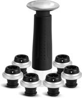 🍷 secura wine bottle stoppers and vacuum wine saver pump set with 6 stoppers for extended wine preservation логотип