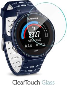 img 3 attached to 📱 Усилите свой Garmin Forerunner 630 с ClearTouch Glass Защитным стеклом от BoxWave: Непревзойденная защита из закаленного стекла 9H