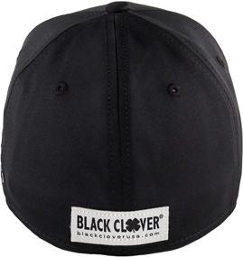 img 3 attached to Stylish Black Clover Iron Flex Cap: Enhance Your Headwear Collection!