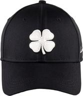 stylish black clover iron flex cap: enhance your headwear collection! логотип