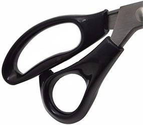 img 1 attached to 🔪 Stainless Steel Pinking Shears - Professional Dressmaking Scissors with Serrated and Scalloped Blades, Zig-Zag Craft Cut Tailor Tool for Sewing, Fabric Decoration - Comfort Grip and Soft Handheld Design (7mm Serrated)