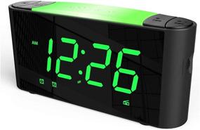 img 4 attached to 🕰️ SICSMIAO Digital Alarm Clock Radio with FM Radio, 3 Color Displays, 7 Color Night Light, Dual USB Charging Ports, Sleep Timer, Dimmer, Snooze, Battery Backup - Ideal Alarm Clocks for Bedrooms, Kids, and Elderly