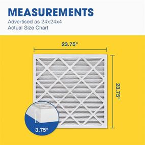 img 3 attached to Aerostar 24X24X4 MERV 11 Насыщенный воздуха