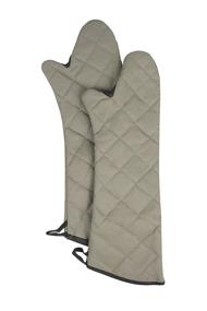 img 1 attached to 🔥 RITZ Food Service 24-Inch Pyrotex Professional Grade Flame-Resistant Oven Mitts - Set of 2, Beige