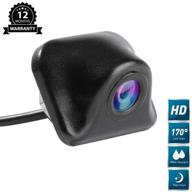 🚗 ip68 waterproof car backup camera with night vision - 170 degree rear view for universal parking assistance in cars, pickup trucks, suvs, rvs, vans logo