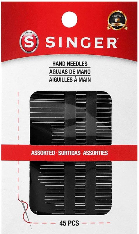 agulhas de mão variadas singer 01125 logotipo