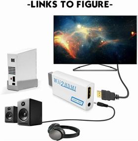 img 2 attached to Wii to HDMI Converter – Enhances Wii Console Video & Audio Output with 3.5mm Jack Audio – Supports All Wii Display Modes 480P, 480I, NTSC