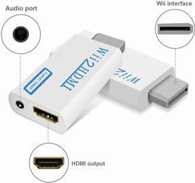 img 3 attached to Wii to HDMI Converter – Enhances Wii Console Video & Audio Output with 3.5mm Jack Audio – Supports All Wii Display Modes 480P, 480I, NTSC