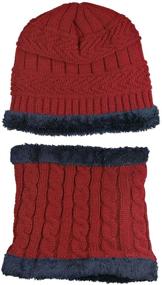 img 3 attached to 🧣 Stay Stylishly Warm with HINDAWI Winter Slouchy Windproof Infinity Girls' Accessories